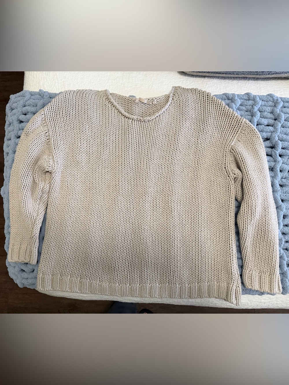 Soft Surroundings Relaxed Crewneck Sweater - Taupe